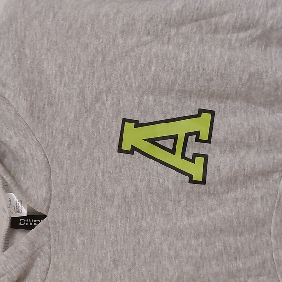 H&M, Fitted Sweatshirt Dress, Light gray melange/A, Small. - Picture 7 of 10